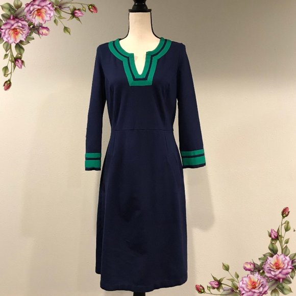 Lands' End Dresses & Skirts - V-neck long sleeve dress